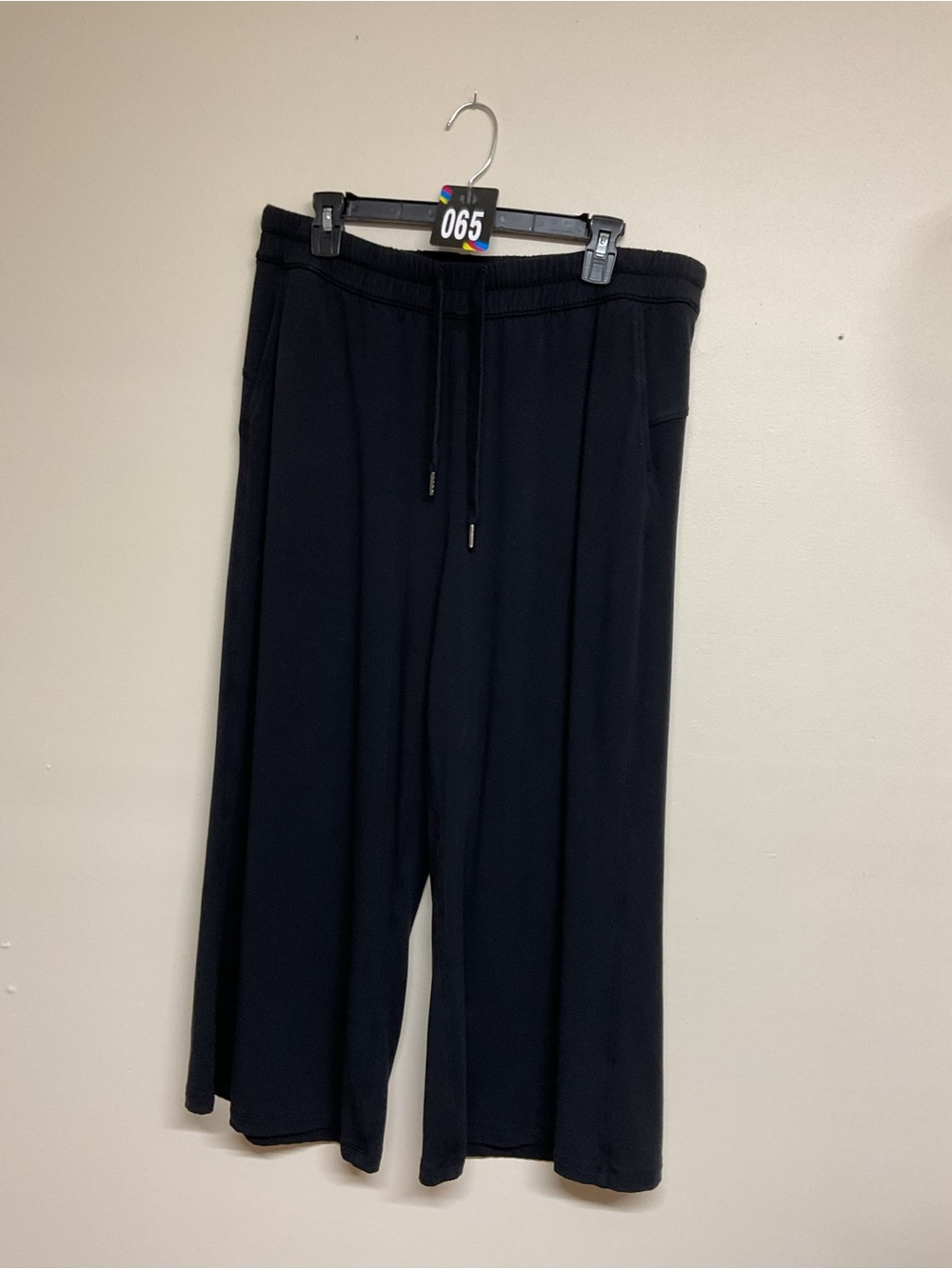 lululemon athletica Black Wide-Leg Lounge Pants